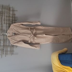 Express Beige long sleeve Jumpsuit, XS.